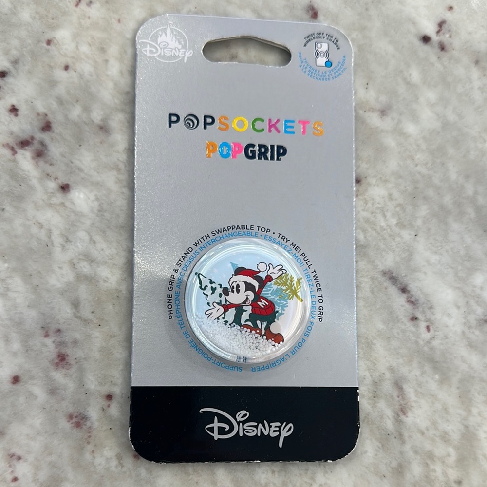 Disney Red and Black PopSocket Phone Grip
